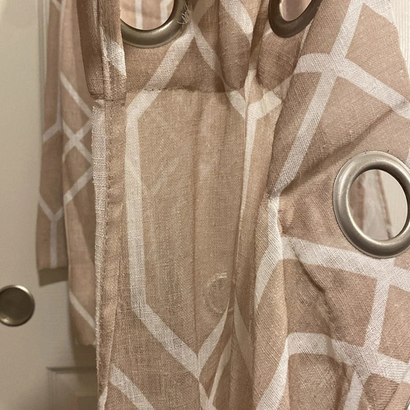 Set of 2 sheer curtain panels - Picture 3 of 4